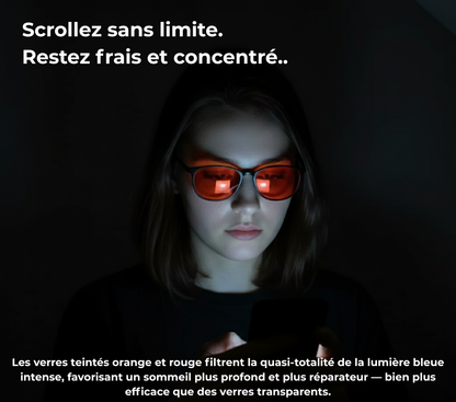 FILTERED™ – Lunettes de protection Anti Lumière Bleue Unisexes